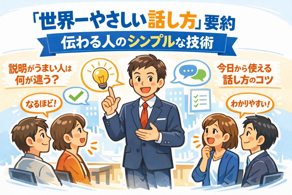 【完全解説】世界最高の話し方|要約・重要ポイント・学んだこと総まとめ