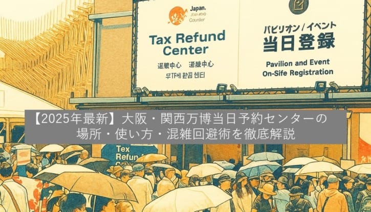 【2025年最新】大阪・関西万博当日予約センターの場所・使い方・混雑回避術を徹底解説