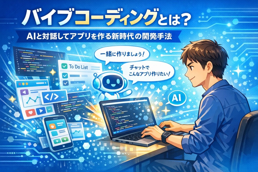 バイブコーディングとは？語源・始め方・コツ・ツール比較を完全解説