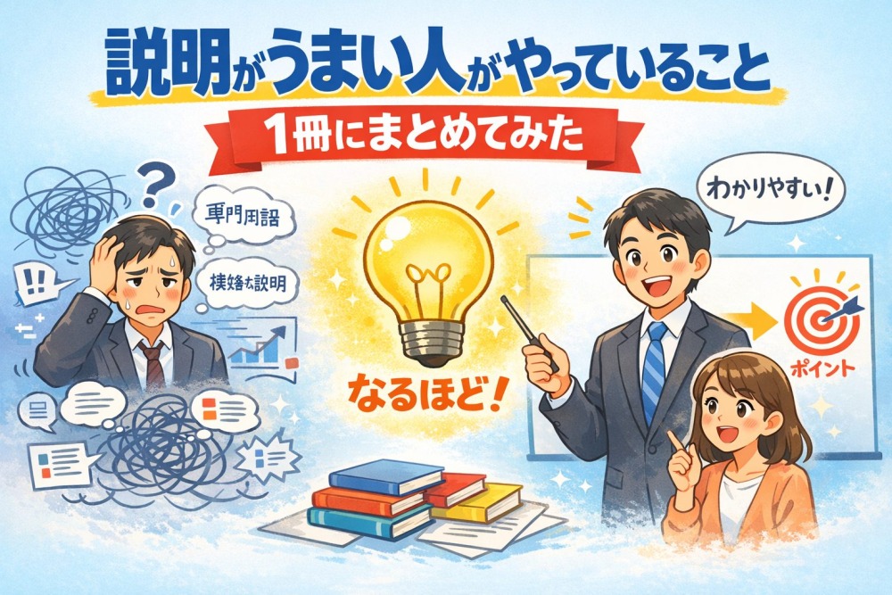 「説明が上手い人」がやっていることを1冊にまとめてみた【完全解説・要約・口コミ】