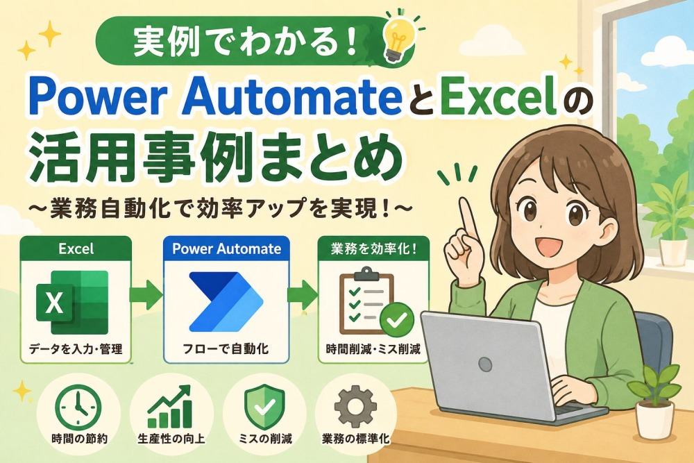 Power Automate×Excel活用事例を完全解説!転記・集計・自動化で業務を劇的に効率化