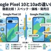 Google Pixel 10と10aの違いを徹底比較！どちらを買うべき？【2026年最新版】