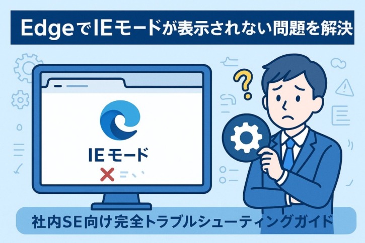 EdgeでIEモードが表示されない問題の完全解決ガイド