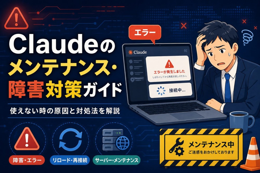 Claudeのメンテナンス・障害を完全攻略！ステータス確認から対処法まで徹底解説